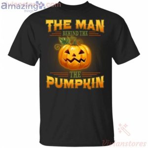 The Man Behind The Pumpkin Halloween T-Shirt Product Photo 1