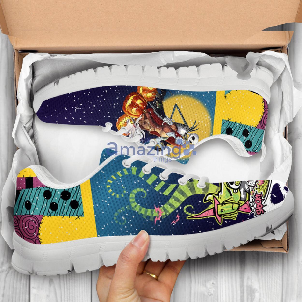 The Nightmare Before Christmas Film Halloween Sneaker Product Photo 1
