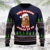 The Season To Be Jolly Goldendoodle Ugly Christmas Holiday Sweater
