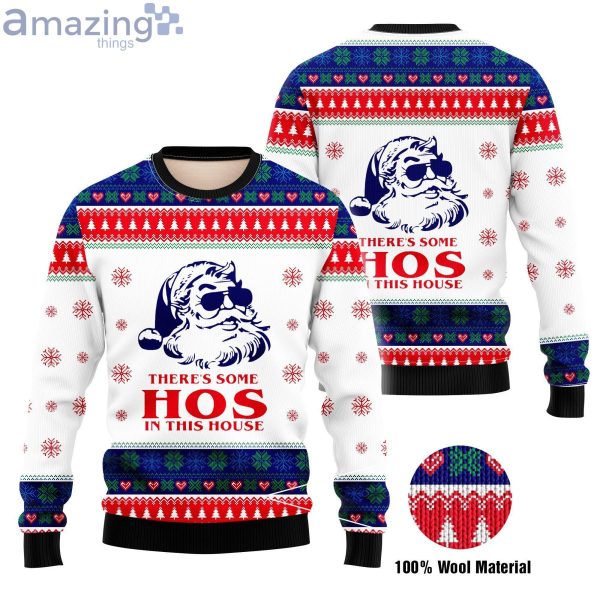 There's Some Hos In This House Christmas Ugly Sweater Product Photo 1