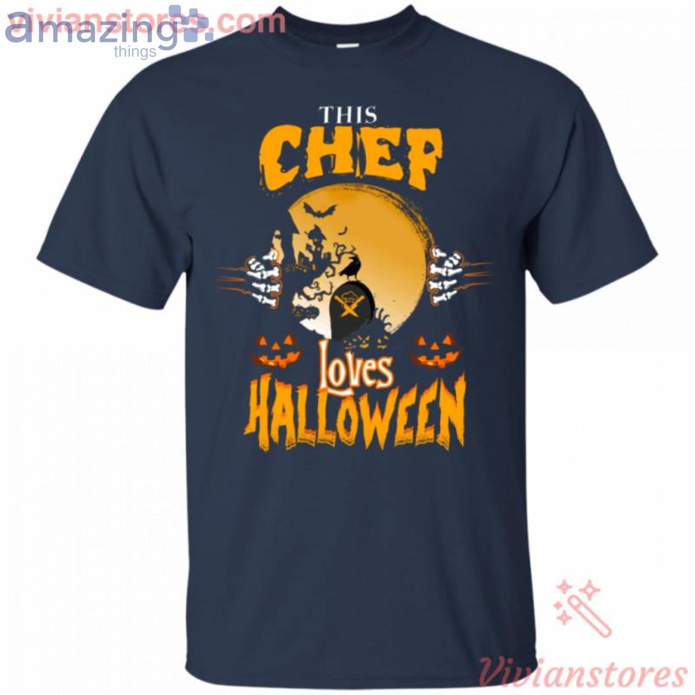 This Chef Loves Halloween T Shirt image This Chef Loves Halloween T-Shirt Product Photo 3