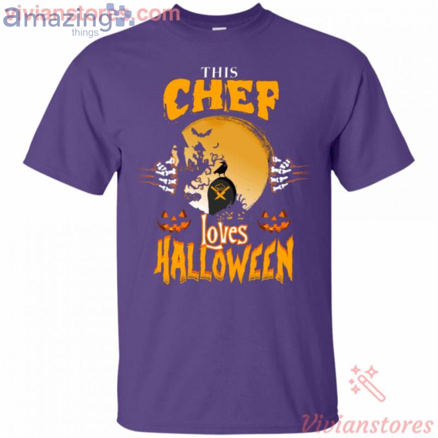 This Chef Loves Halloween T Shirt image This Chef Loves Halloween T-Shirt Product Photo 4