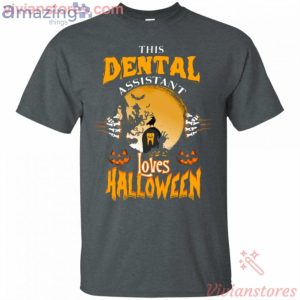 This Dental Assistant Loves Halloween T Shirt image This Dental Assistant Loves Halloween T-Shirt Product Photo 2