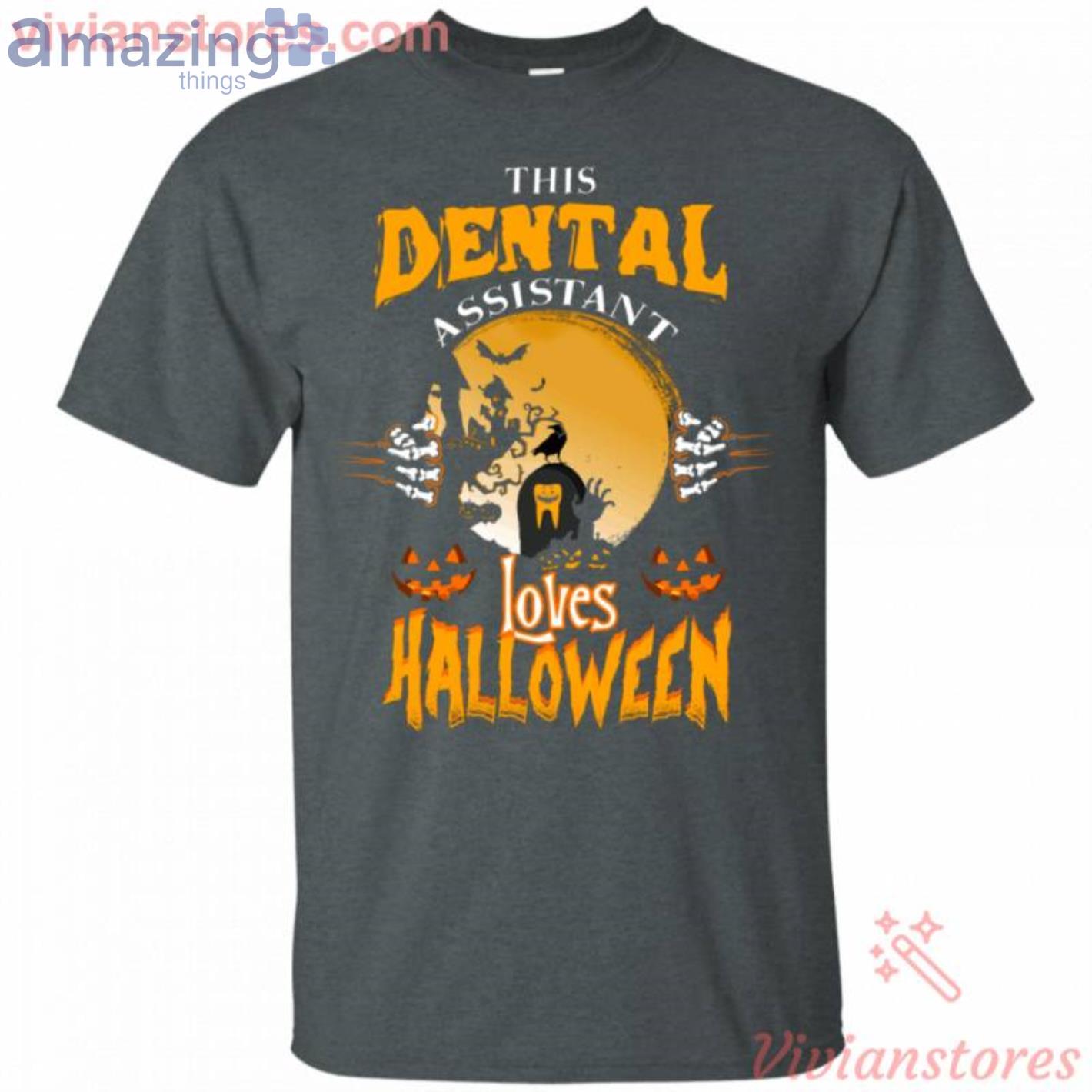 This Dental Assistant Loves Halloween T Shirt image This Dental Assistant Loves Halloween T-Shirt Product Photo 2