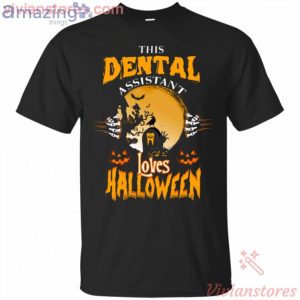 This Dental Assistant Loves Halloween T-Shirt Product Photo 1
