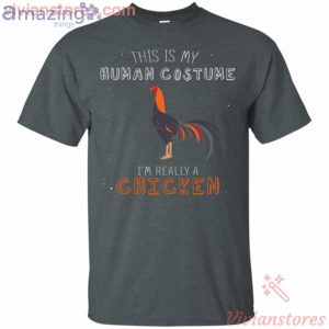 This Is My Human Costume I'm A Chicken Halloween T-Shirt Product Photo 2