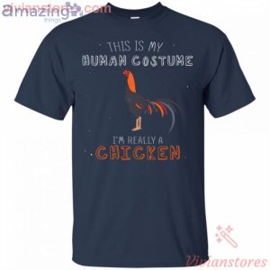 This Is My Human Costume I'm A Chicken Halloween T-Shirt Product Photo 3