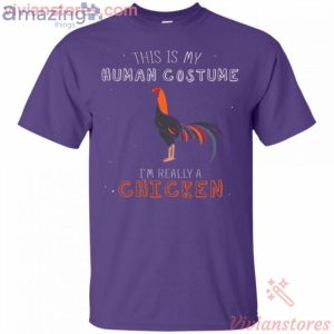 This Is My Human Costume I'm A Chicken Halloween T-Shirt Product Photo 4