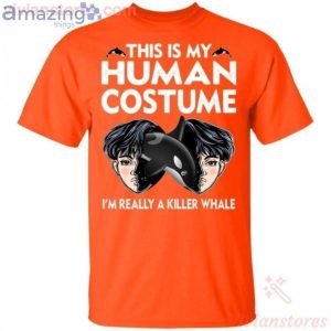 This Is My Human I'm Really A Whale Halloween T-Shirt Product Photo 2