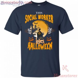 This Social Worker Loves Halloween T-Shirt Product Photo 3