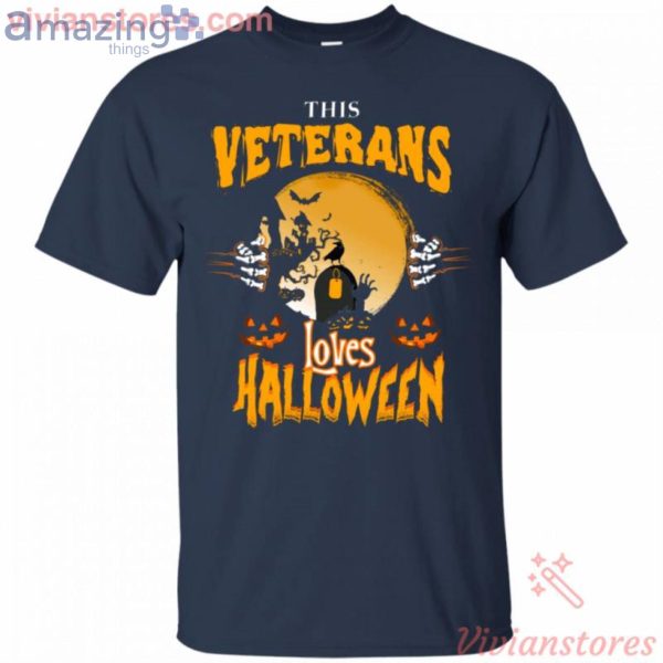 This Veterans Loves Halloween T-Shirt Product Photo 2