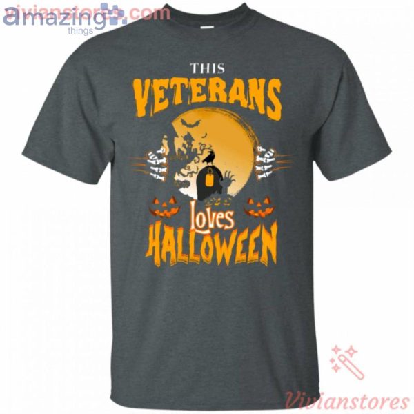 This Veterans Loves Halloween T-Shirt Product Photo 3