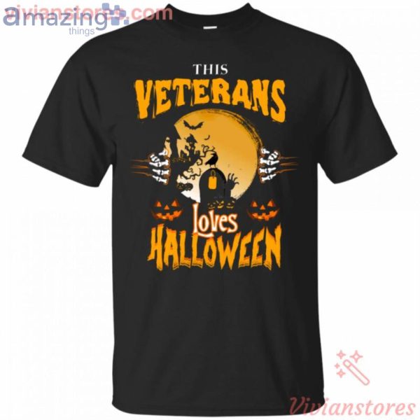 This Veterans Loves Halloween T-Shirt Product Photo 1