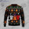 Three Cats Halloween Pumpkin Halloween Sweater