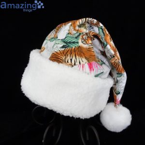 Tiger Christmas Santa Hat For Adult And Child Product Photo 1