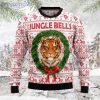 Tiger Jungle Bells Ugly Christmas Holiday Sweater