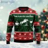 Time Plan For Christmas Show Jumping Horse Ugly Christmas Holiday Sweater