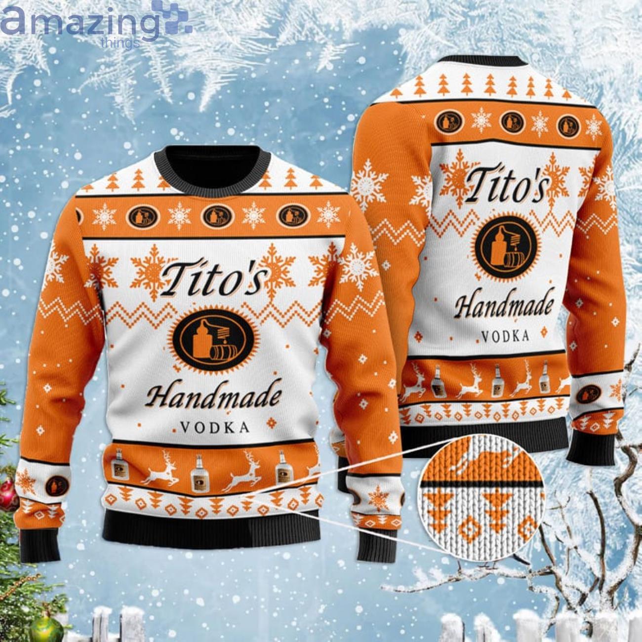 Tito's Handmade Vodka Ugly Christmas Sweater