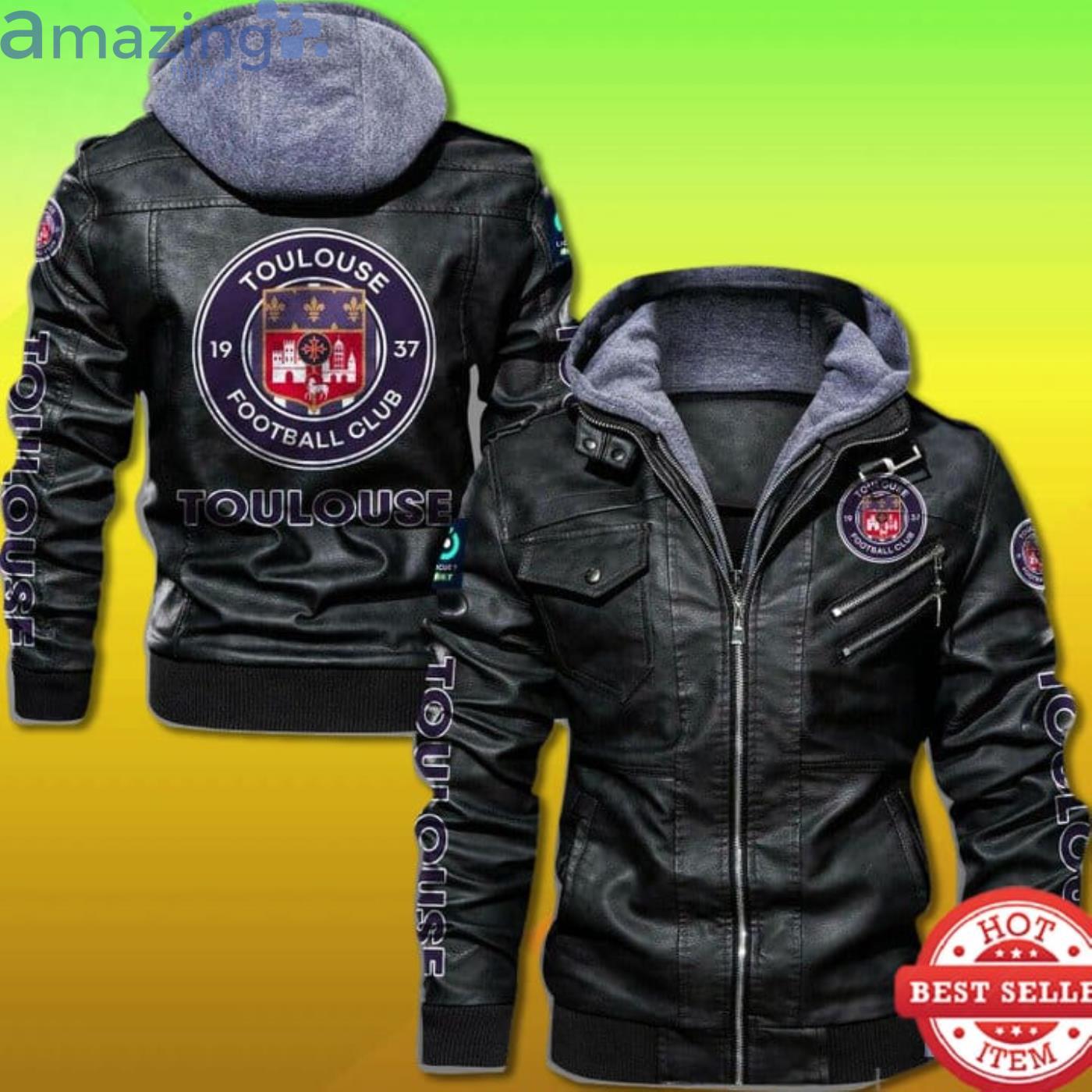 Toulouse Football Club 2D Trending Leather Jacket Product Photo 1