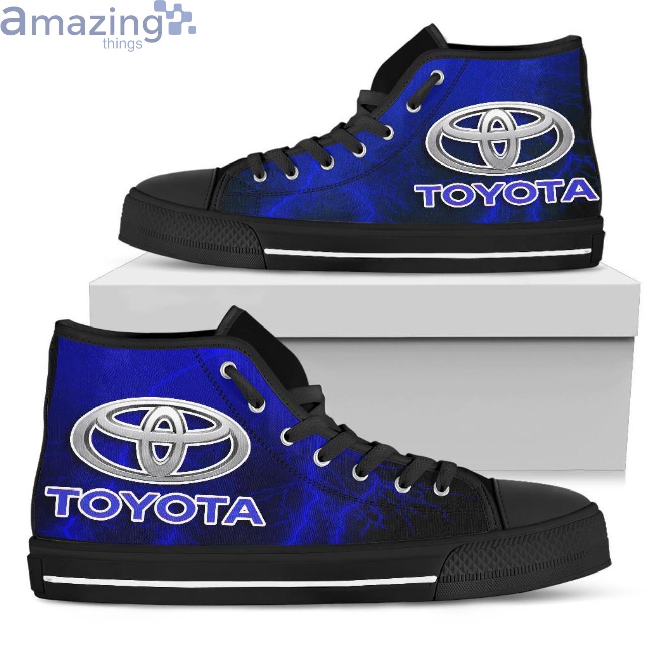 Toyota Thunder and Lightning Blue High Top Shoes Product Photo 1 Toyota Thunder and Lightning Blue High Top Shoes Product Photo 1