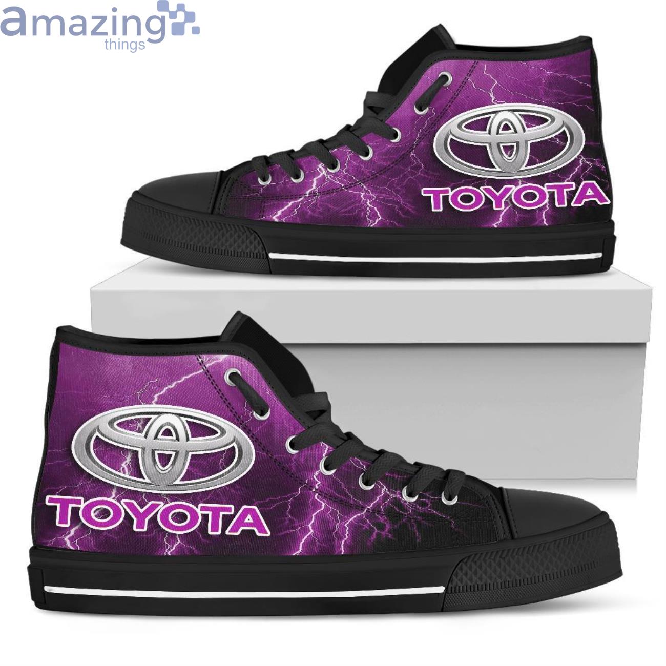 Toyota Thunder and Lightning Pink High Top Shoes Product Photo 1 Toyota Thunder and Lightning Pink High Top Shoes Product Photo 1