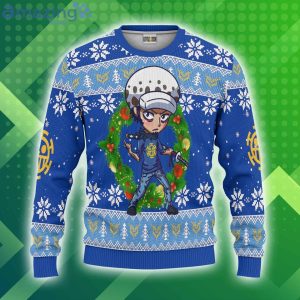 Trafalgar Law One Piece Custom Christmas Ugly Sweater Anime 3D Sweater Product Photo 1