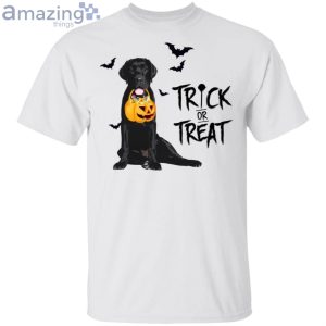 Trick Or Treat With Labrador Retriever Halloween T-Shirt Product Photo 2