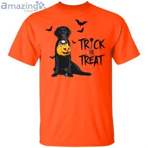Trick Or Treat With Labrador Retriever Halloween T-Shirt Product Photo 1