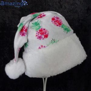 Tropical Pineapple Beach Christmas Santa Hat For Adult And Child Product Photo 1
