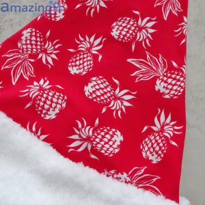 Tropical Pineapple Red White Island Style Christmas Santa Hat For Adult And Child image Tropical Pineapple Red White Island Style Christmas Santa Hat For Adult And Child Product Photo 5