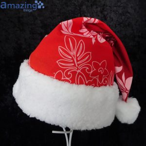 Tropical Red Christmas Santa Hat For Adult And Child Product Photo 2