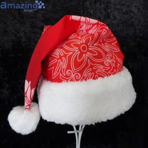 Tropical Red Christmas Santa Hat For Adult And Child Product Photo 1
