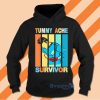 Tummy Ache Survivor Graphic Design T-Shirt