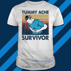 Tummy Ache Survivor Vintage Style T Shirt