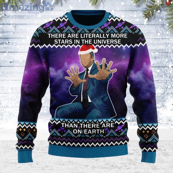 Ugly Christmas Sweater There Are Literally More Stars Christmas 3D Sweaterproduct photo 1