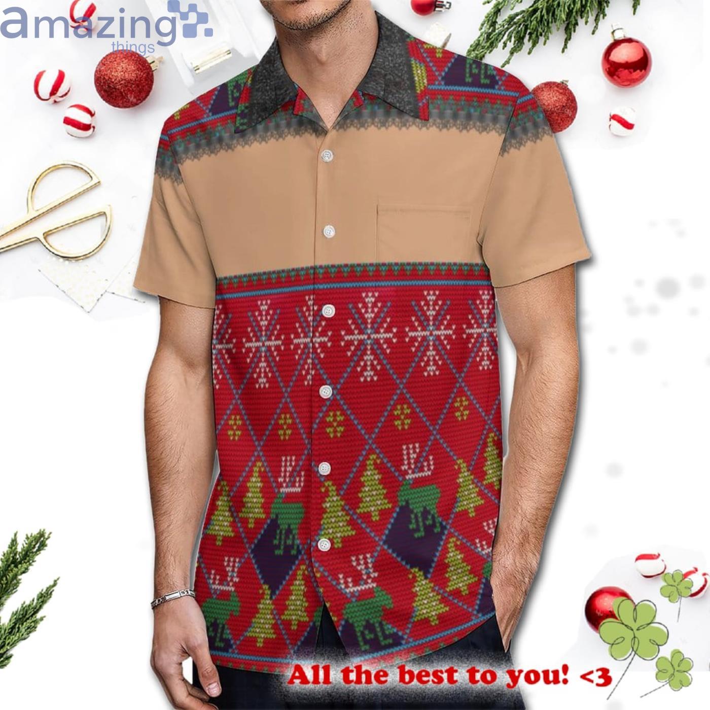 Ugly Sweater Short Skirt Thigh High Medium Skin Hawaiian Shirt image Ugly Sweater Short Skirt Thigh High Medium Skin Hawaiian Shirt Product Photo 3