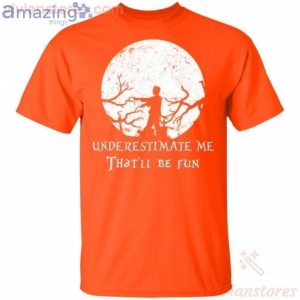 Underestimate Me That'll Be Fun Frankenstein Halloween T-Shirt Product Photo 2