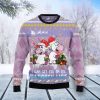 Unicorn Naughty List Funny Family Ugly Christmas Sweater