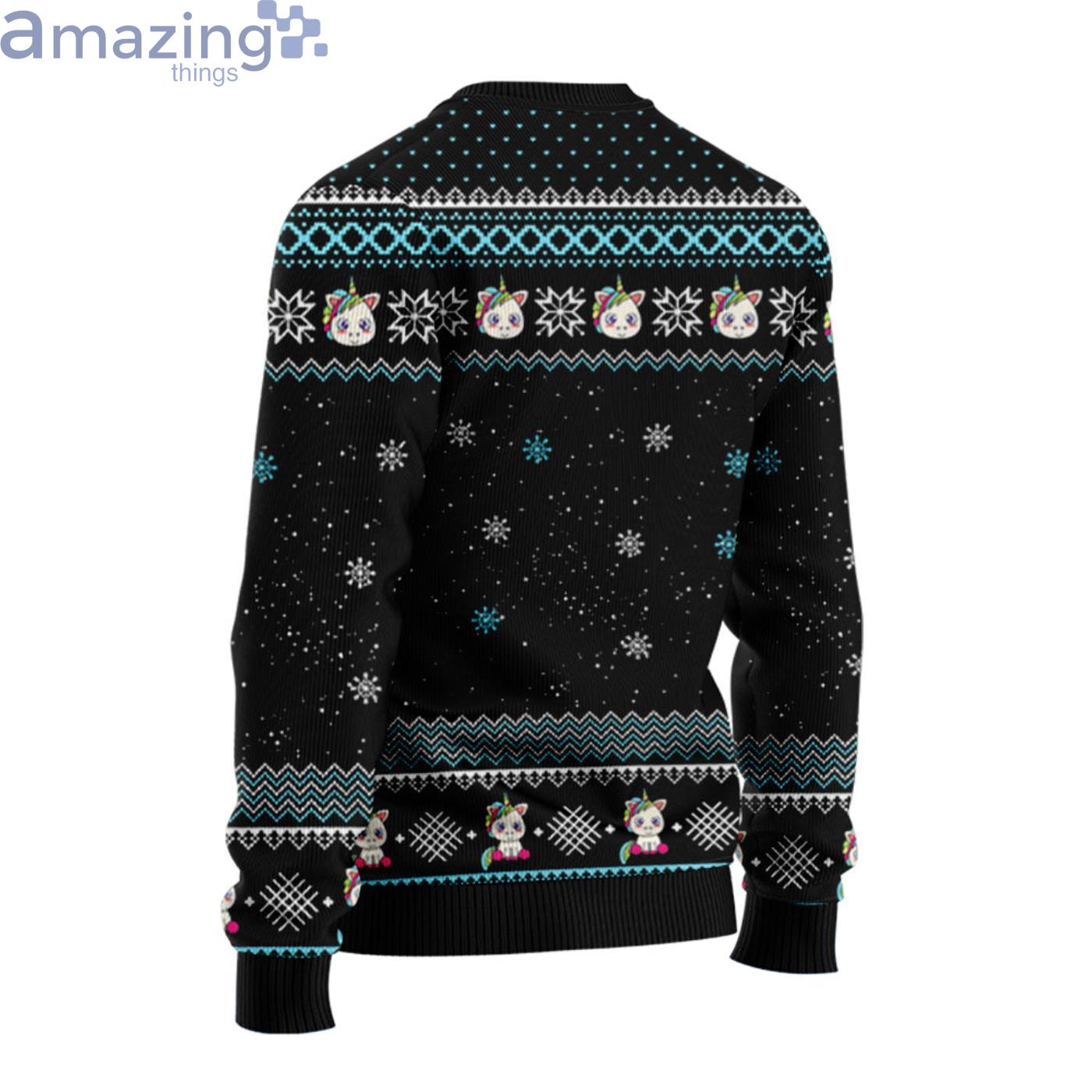 Unicorn Pew Pew Christmas Ugly Sweater image Unicorn Pew Pew Christmas Ugly Sweater Product Photo 2