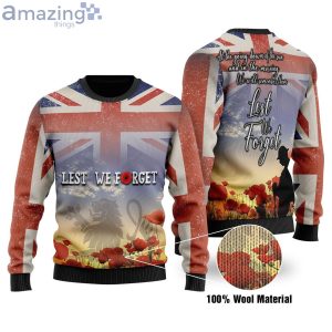 United Kingdom Veterans Christmas Ugly Sweater