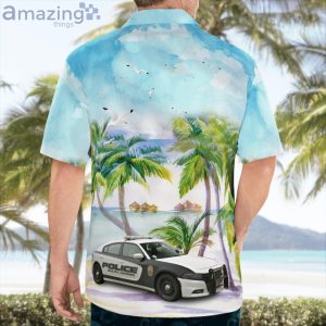 Utah South Jordan Police Department Dodge Charger Hawaiian Shirt Product Photo 4