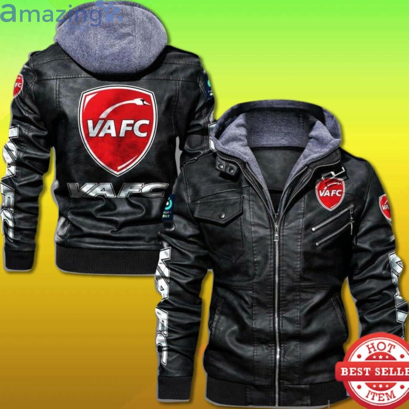 Valenciennes Football Club Leather Jacket Product Photo 1 Valenciennes Football Club Leather Jacket Product Photo 1