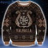 Victory Or Valhalla Viking Christmas Ugly Sweater
