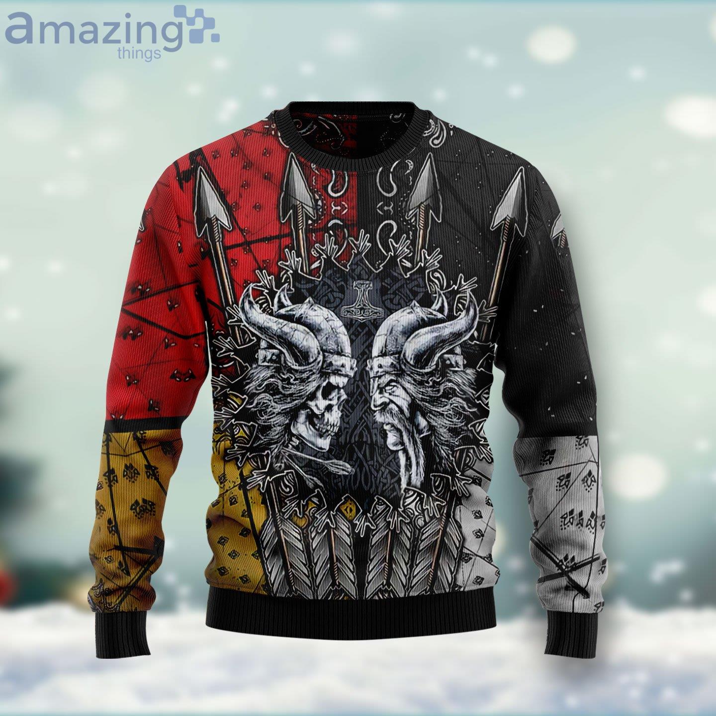 Viking Lover Amazing Ugly Christmas Sweater image Viking Lover Amazing Ugly Christmas Sweater Product Photo 1 Product photo 1