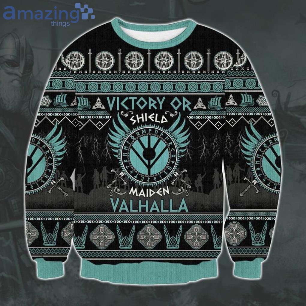 Viking Victory Christmas Ugly Sweater Product Photo 1
