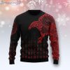 Vikings The Raven Of Odin Tattoo Funny Family Ugly Christmas Sweater
