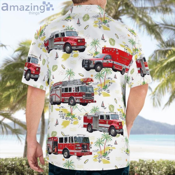 Wallingford Connecticut Wallingford Fire Department Hawaiian Shirt Product Photo 4