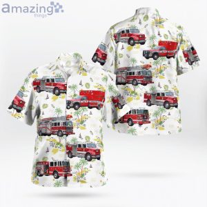 Wallingford Connecticut Wallingford Fire Department Hawaiian Shirt Product Photo 1