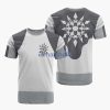 Weiss Schnee Cosplay Costume Rwby Uniform Anime Merch Printed 3D T-Shirt