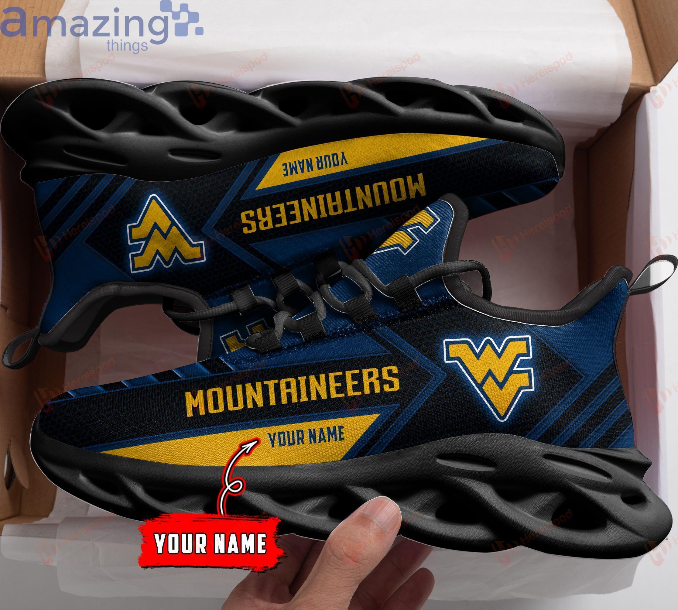 West Virginia Mountaineers Max Soul Sneaker Personalized Name image West Virginia Mountaineers Max Soul Sneaker Personalized Name Product Photo 6